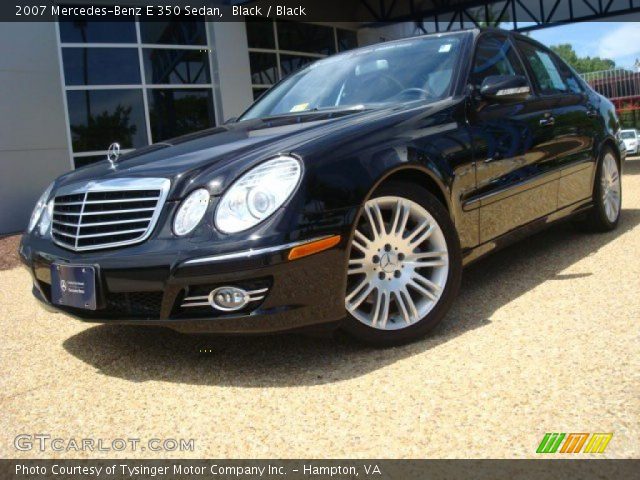 2007 Mercedes-Benz E 350 Sedan in Black