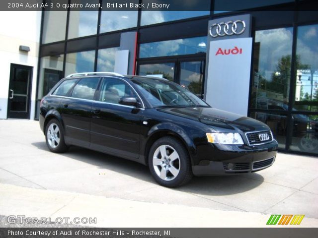 2004 Audi A4 3.0 quattro Avant in Brilliant Black