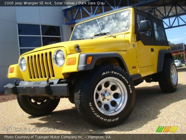 2006 Jeep Wrangler SE 4x4 in Solar Yellow