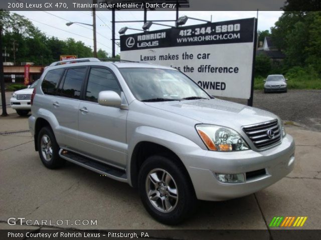 2008 Lexus GX 470 in Titanium Silver Metallic