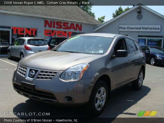 2008 Nissan Rogue S AWD in Gotham Gray Metallic
