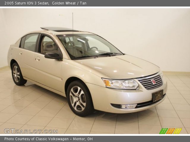 2005 Saturn ION 3 Sedan in Golden Wheat