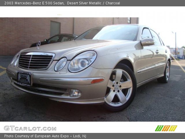 2003 Mercedes-Benz E 500 Sedan in Desert Silver Metallic