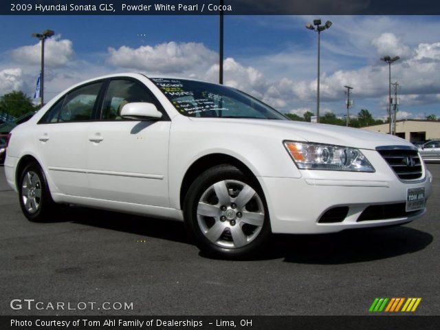 2009 Hyundai Sonata GLS in Powder White Pearl