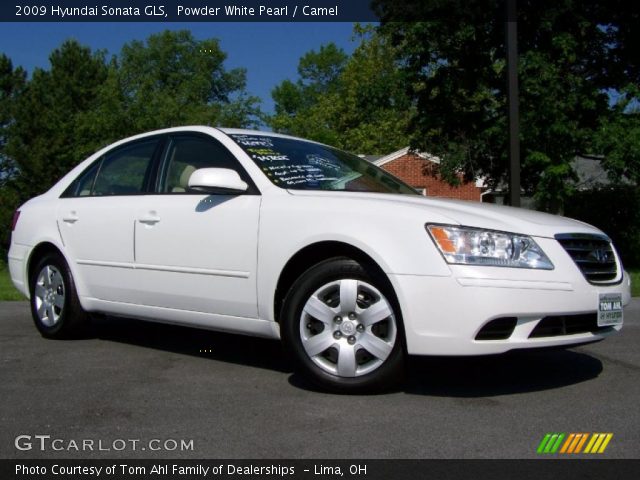 2009 Hyundai Sonata GLS in Powder White Pearl