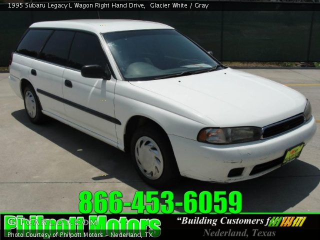 1995 Subaru Legacy L Wagon Right Hand Drive in Glacier White