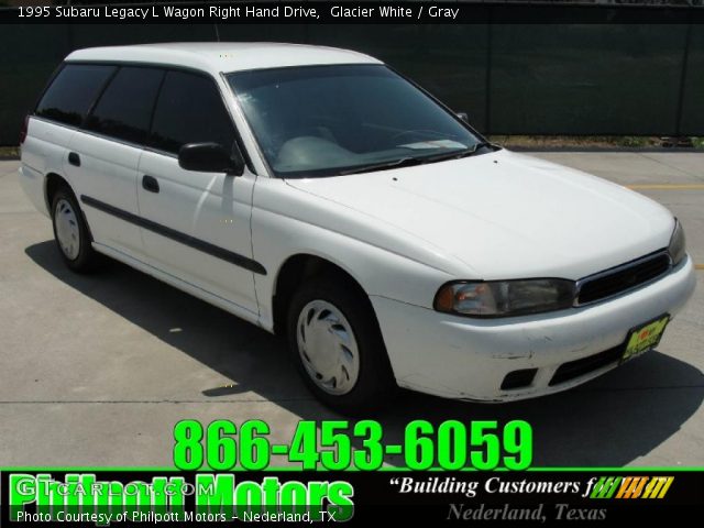 Glacier White - 1995 Subaru Legacy L Wagon Right Hand Drive - Gray Interior  | GTCarLot.com - Vehicle Archive #30544043