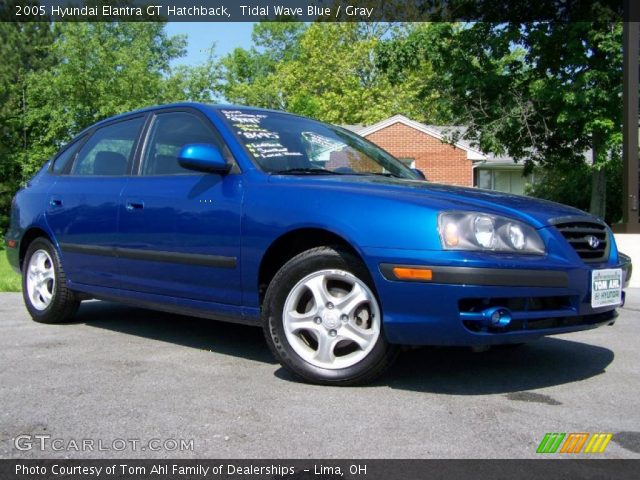 2005 Hyundai Elantra GT Hatchback in Tidal Wave Blue