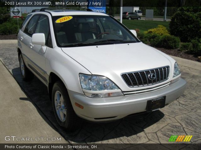 2003 Lexus RX 300 AWD in White Gold Crystal