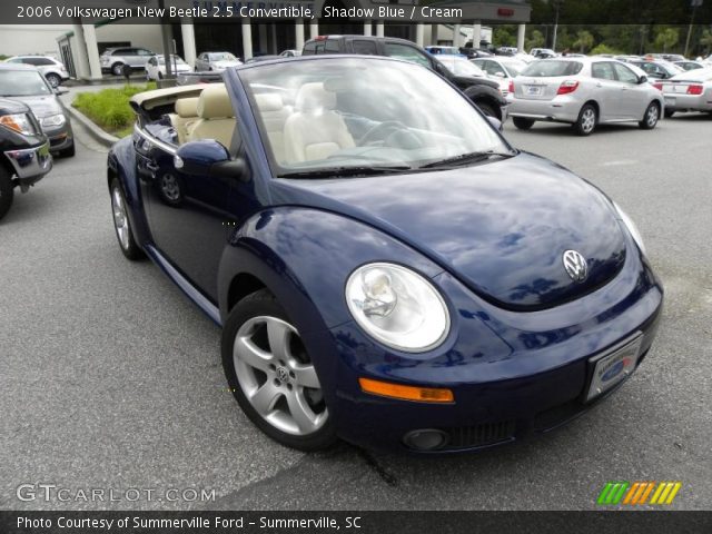 2006 Volkswagen New Beetle 2.5 Convertible in Shadow Blue
