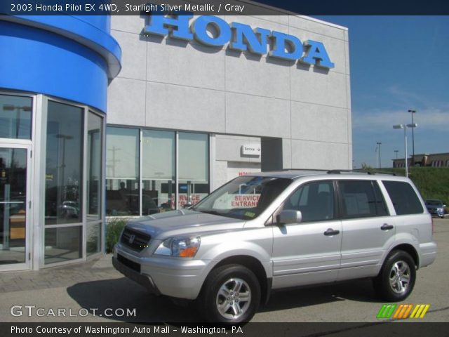 2003 Honda Pilot EX 4WD in Starlight Silver Metallic