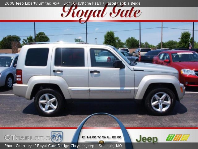 2008 Jeep Liberty Limited 4x4 in Light Graystone Pearl