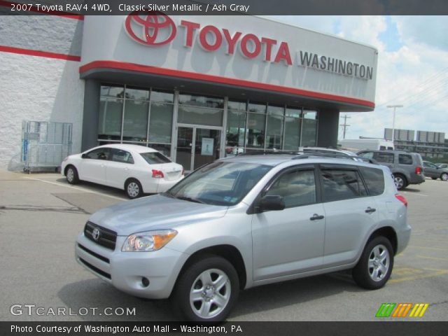 2007 Toyota RAV4 4WD in Classic Silver Metallic