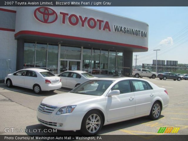 2007 Toyota Avalon on 2007 Toyota Avalon Limited In Blizzard White Pearl Click To See Large