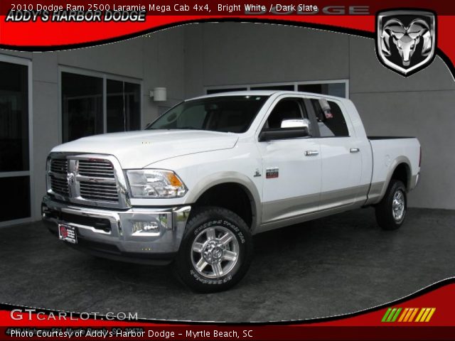 2010 Dodge Ram 2500 Laramie Mega Cab 4x4 in Bright White