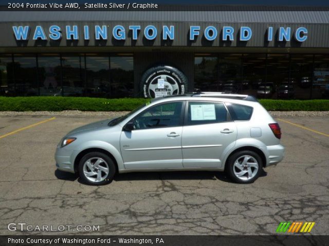 2004 Pontiac Vibe AWD in Satellite Silver