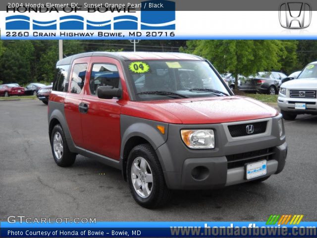 2004 Honda Element EX in Sunset Orange Pearl