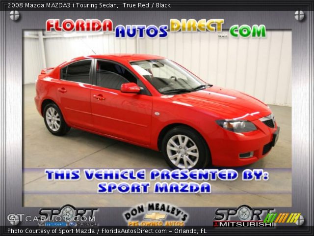 2008 Mazda MAZDA3 i Touring Sedan in True Red