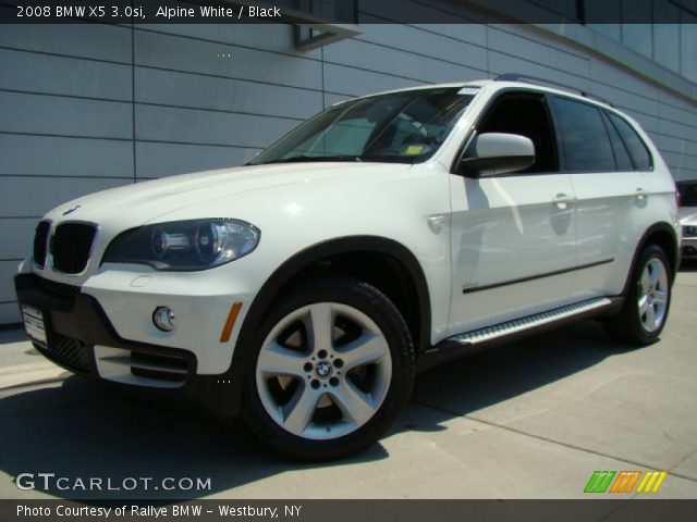2008 BMW X5 3.0si in Alpine White