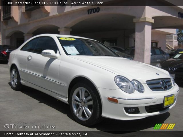 2008 Mercedes-Benz CLK 350 Coupe in Arctic White