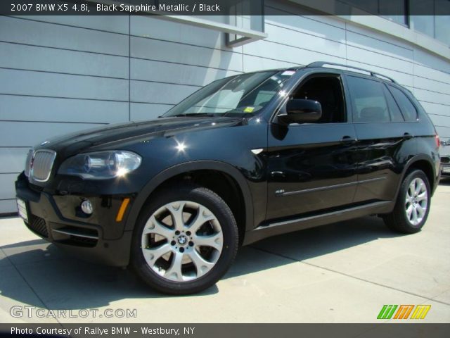 2007 BMW X5 4.8i in Black Sapphire Metallic