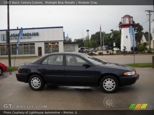 2003 Buick Century Custom in Midnight Blue Metallic