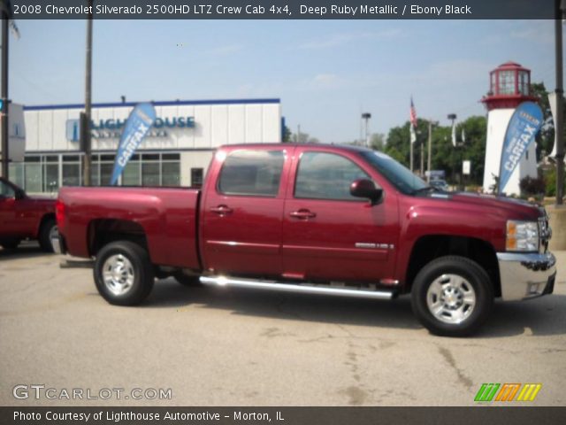 2008 Chevrolet Silverado 2500HD LTZ Crew Cab 4x4 in Deep Ruby Metallic