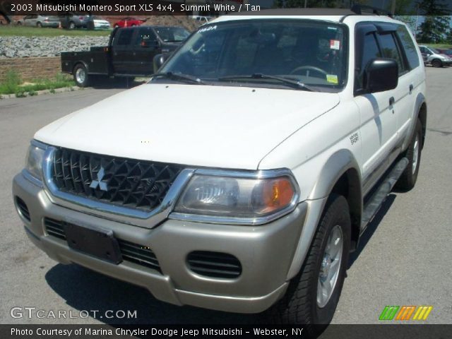 2003 Mitsubishi Montero Sport XLS 4x4 in Summit White
