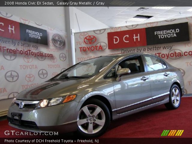 2008 Honda Civic EX Sedan in Galaxy Gray Metallic