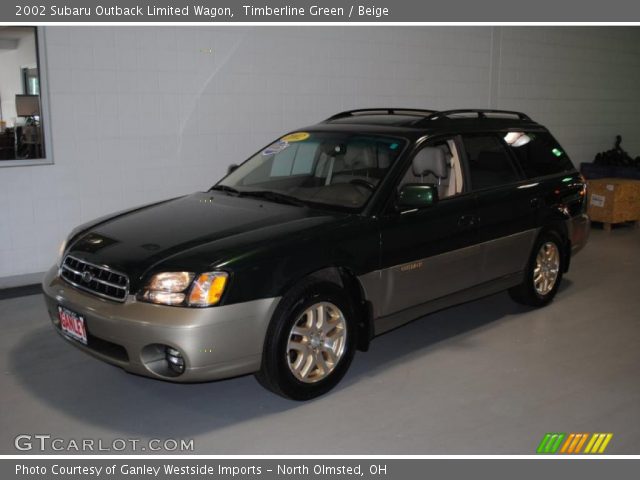 2002 Subaru Outback Limited Wagon in Timberline Green