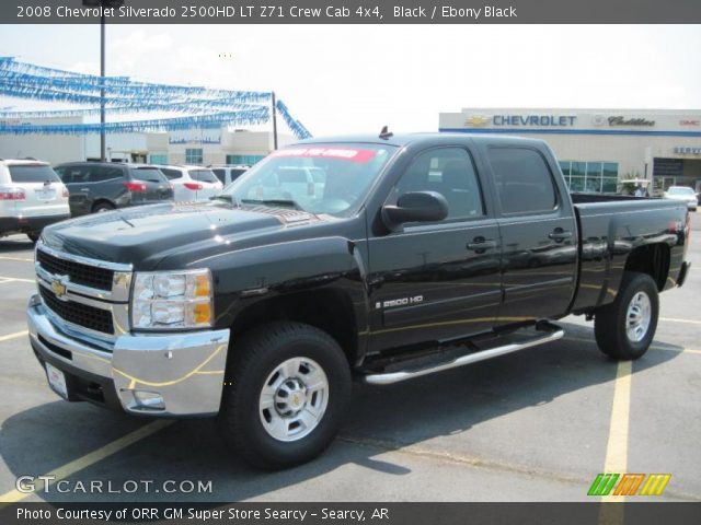 2008 Chevrolet Silverado 2500HD LT Z71 Crew Cab 4x4 in Black