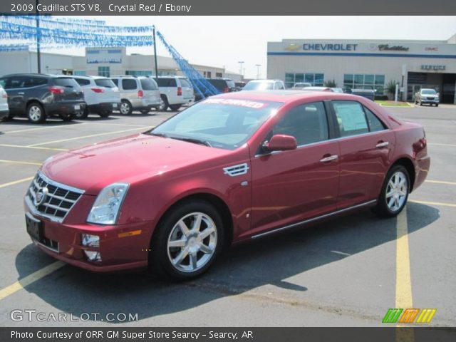 2009 Cadillac STS V8 in Crystal Red