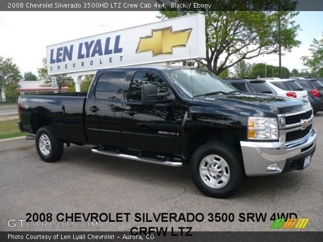 2008 Chevrolet Silverado 3500HD LTZ Crew Cab 4x4 in Black