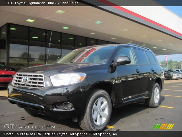 2010 Toyota Highlander  in Black