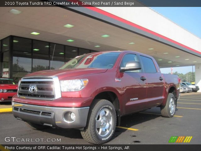 2010 Toyota Tundra TRD CrewMax 4x4 in Salsa Red Pearl