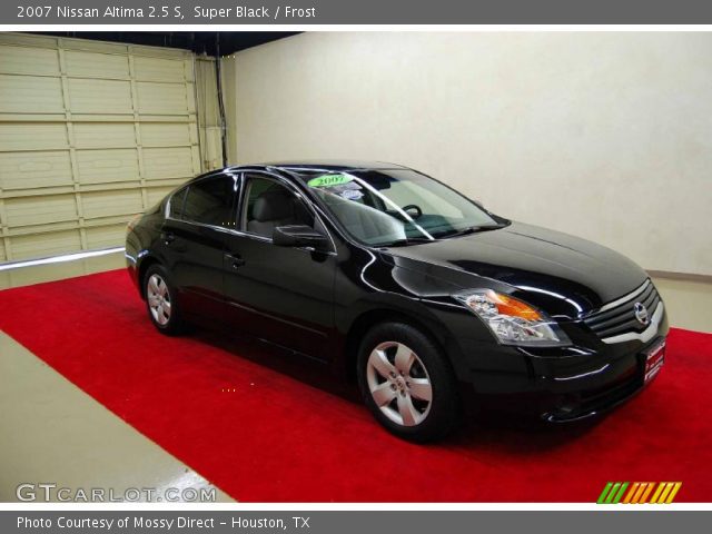 2007 Nissan Altima 2.5 S in Super Black