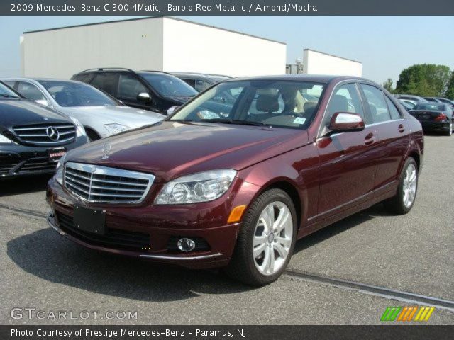 2009 Mercedes-Benz C 300 4Matic in Barolo Red Metallic