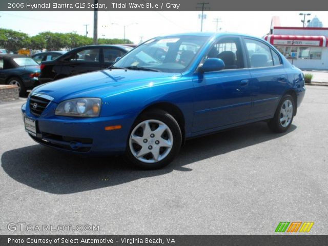 2006 Hyundai Elantra GLS Sedan in Tidal Wave Blue