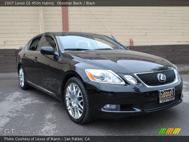 2007 Lexus GS 450h Hybrid in Obsidian Black