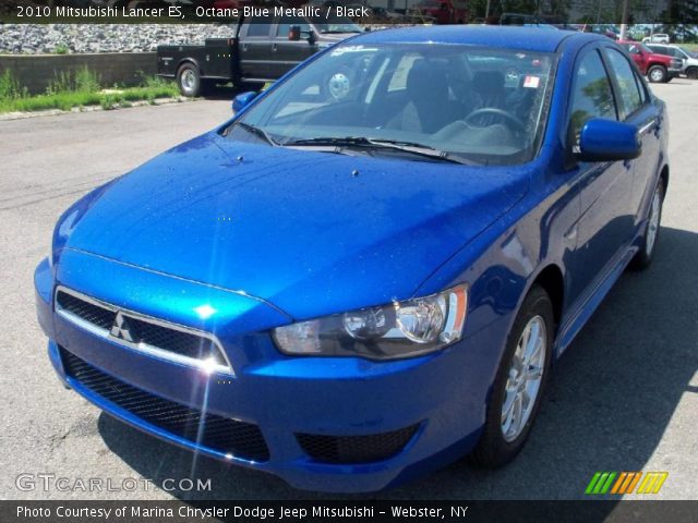 2010 Mitsubishi Lancer ES in Octane Blue Metallic