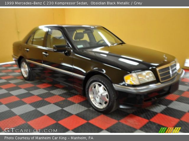 1999 Mercedes-Benz C 230 Kompressor Sedan in Obsidian Black Metallic