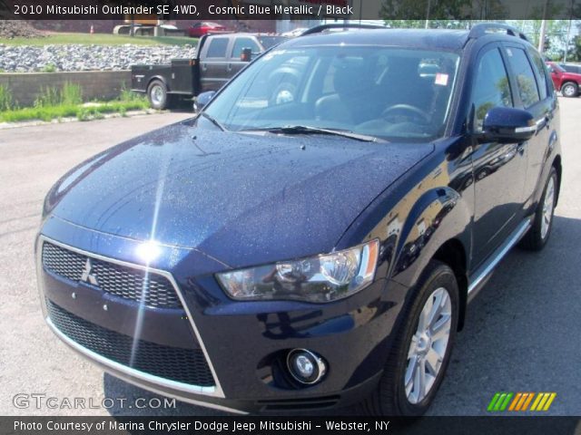 2010 Mitsubishi Outlander SE 4WD in Cosmic Blue Metallic