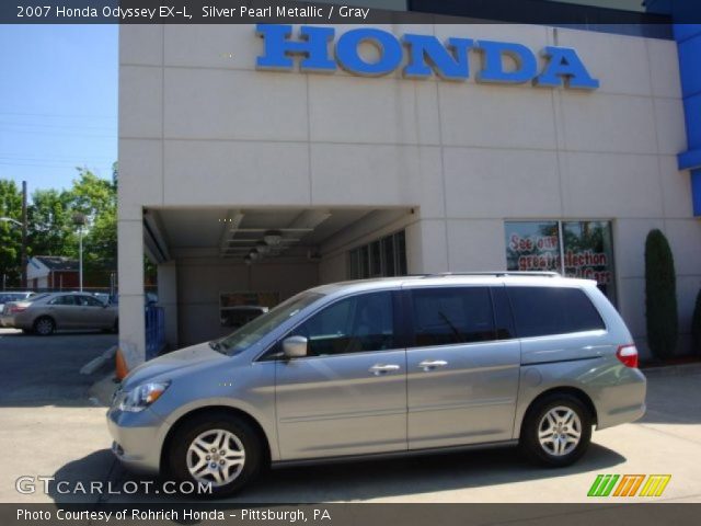2007 Honda Odyssey EX-L in Silver Pearl Metallic