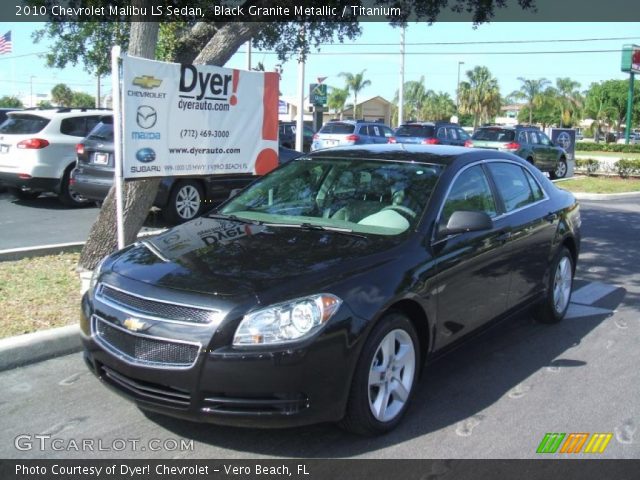 2010 Chevrolet Malibu LS Sedan in Black Granite Metallic