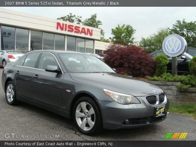 2007 BMW 5 Series 525xi Sedan in Titanium Grey Metallic