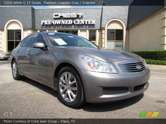 2008 Infiniti G 35 Sedan in Platinum Graphite Gray