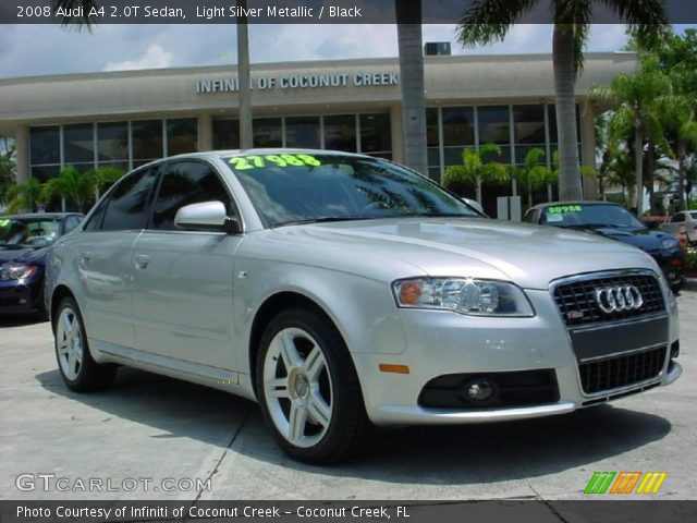 2008 Audi A4 2.0T Sedan in Light Silver Metallic