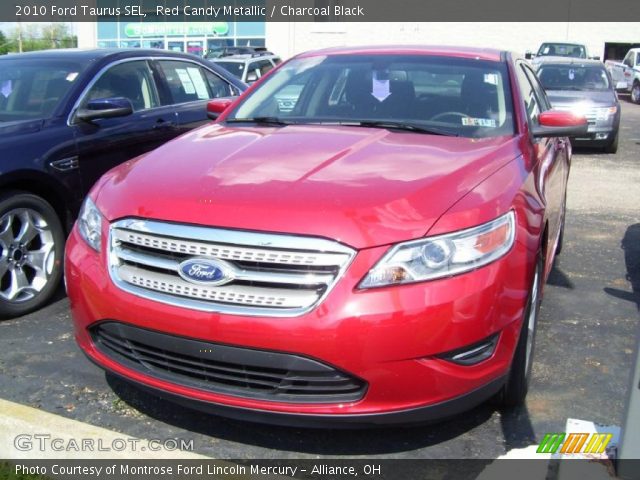 2010 Ford Taurus SEL in Red Candy Metallic