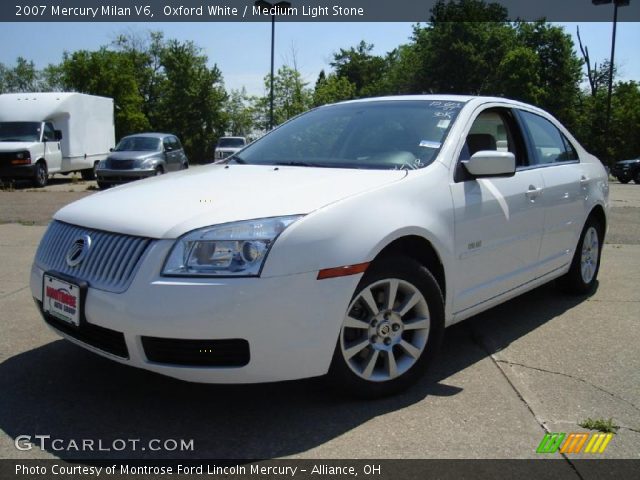 2007 Mercury Milan V6 in Oxford White
