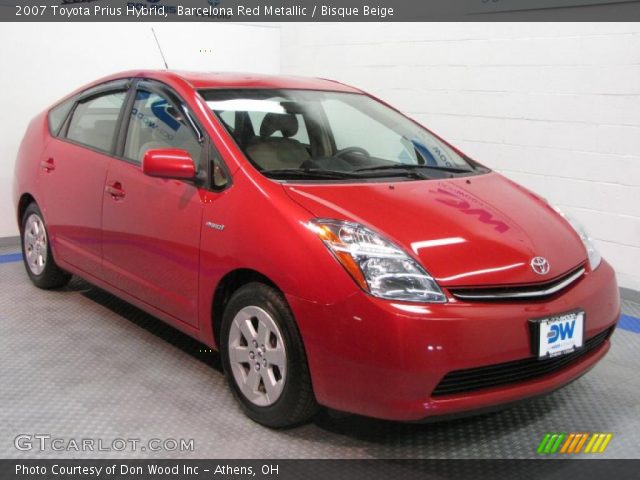 2007 Toyota Prius Hybrid in Barcelona Red Metallic